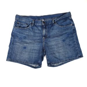 Levi's Embroidered Jean Shorts